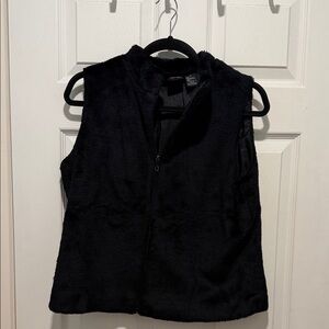 Xhilaration Black Faux Fur Collar Jacket